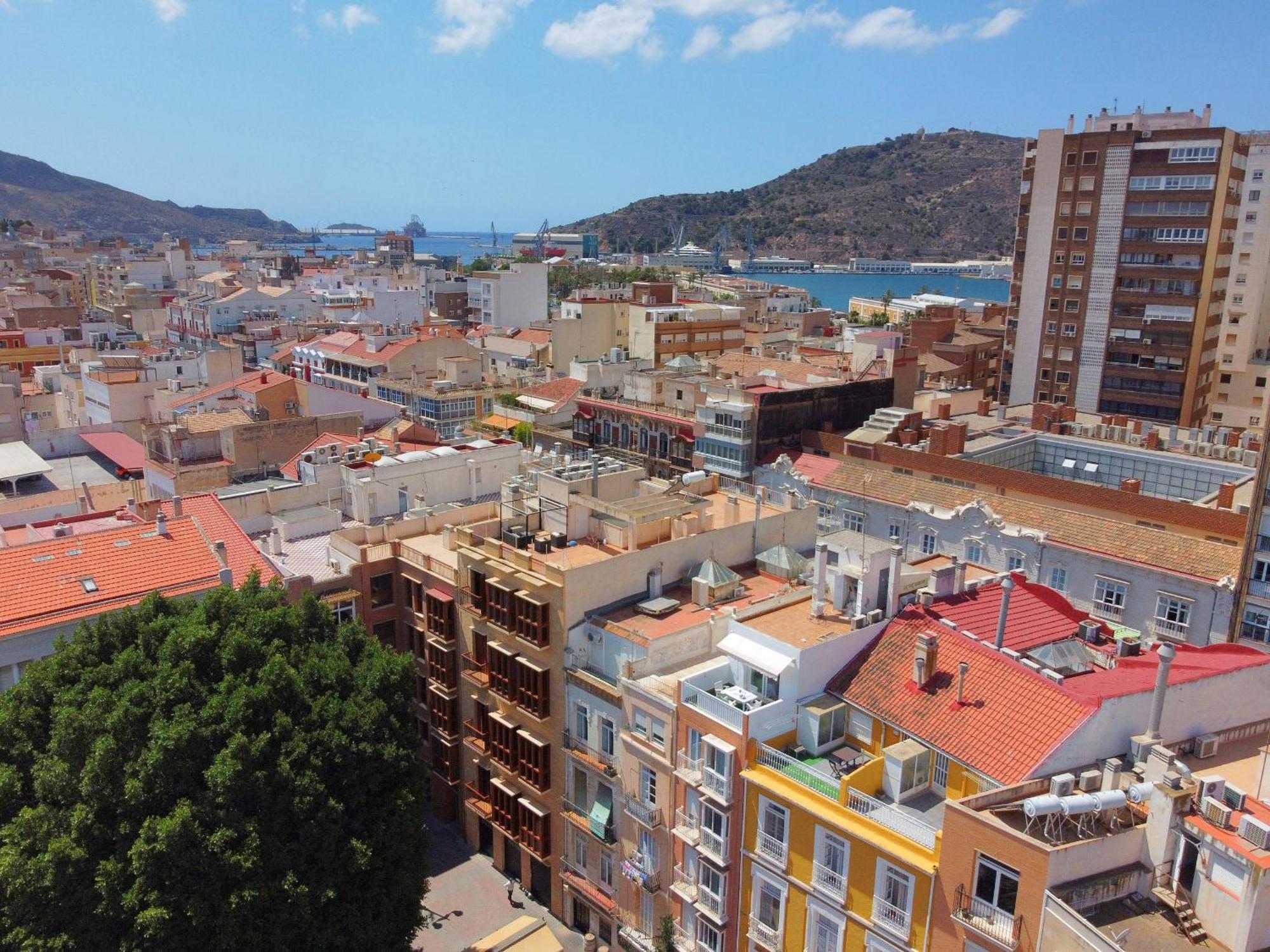 Apartamentos Nuevo Edificio Alba Cartagena Centro Parking ภายนอก รูปภาพ